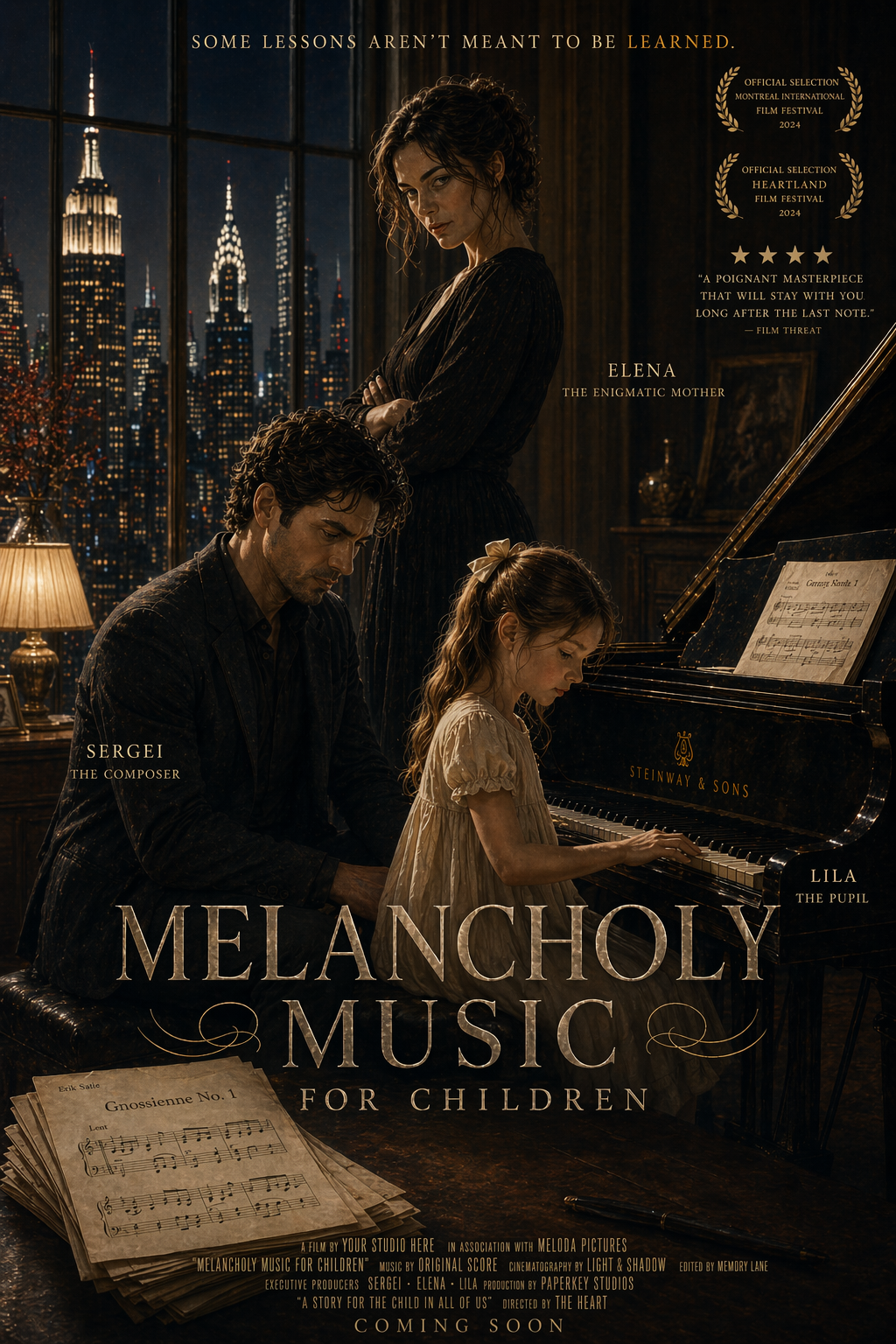 Movie poster for Melancholy Music for Children