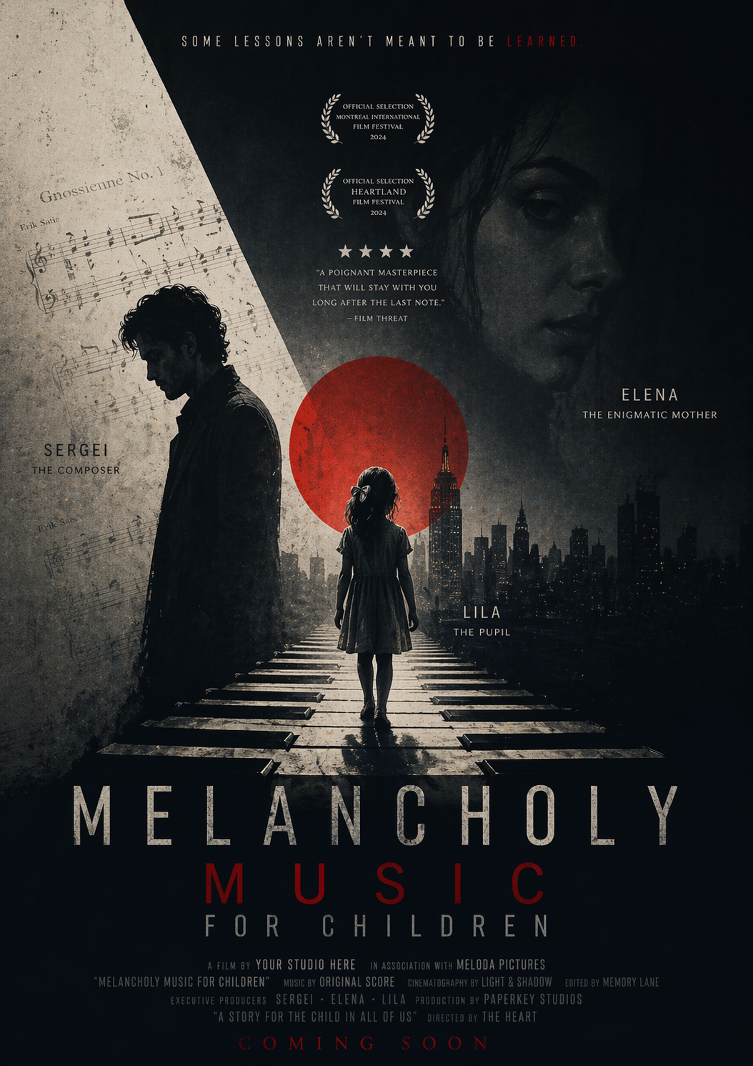 Alternate movie poster for Melancholy Music for Children